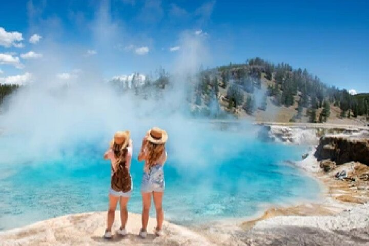From Jackson Hole: Yellowstone Old Faithful, Waterfalls and Wildlife Day Tour  - Photo 1 of 25